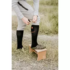 Alpenheat FireWoolSocks fűthető zokni, schwarz-grün, L (42-45)