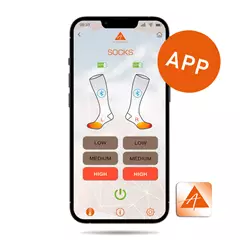 Alpenheat FireWoolSocks fűthető zokni, schwarz-grün, XL (46-48)
