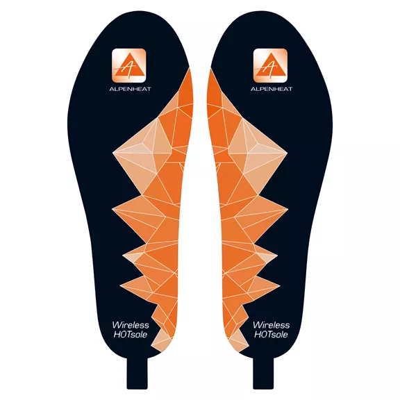 Alpenheat HOTsole vezeték nélküli fűtött talpbetét, schwarz-orange, L/XL Alpenheat HOTsole vezeték nélküli fűtött talpbetét, schwarz-orange, L/XL