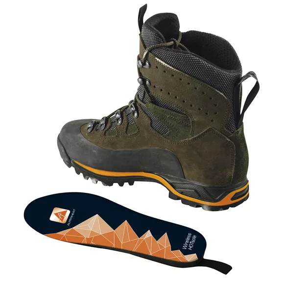 Alpenheat HOTsole vezeték nélküli fűtött talpbetét, schwarz-orange, L/XL Alpenheat HOTsole vezeték nélküli fűtött talpbetét, schwarz-orange, L/XL