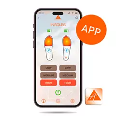 Alpenheat HOTsole vezeték nélküli fűtött talpbetét, schwarz-orange, L/XL Alpenheat HOTsole vezeték nélküli fűtött talpbetét, schwarz-orange, L/XL