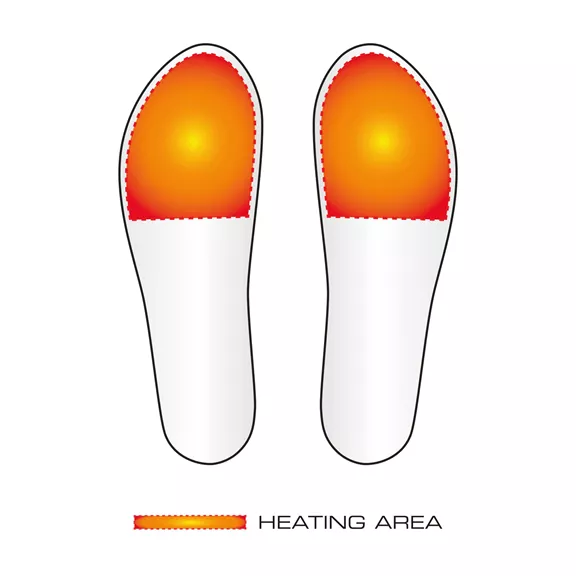 Alpenheat HOTsole vezeték nélküli fűtött talpbetét, schwarz-orange, S/M
