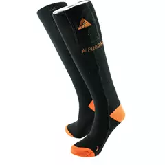 Alpenheat fűthető hosszú zokni AJ16, fekete,  M (39-41)