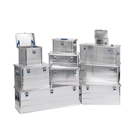 Alutec Comfort 153 Liter szállító doboz, HxSZxMa 1182 x 385 x 398 mm, 8,84 kg.