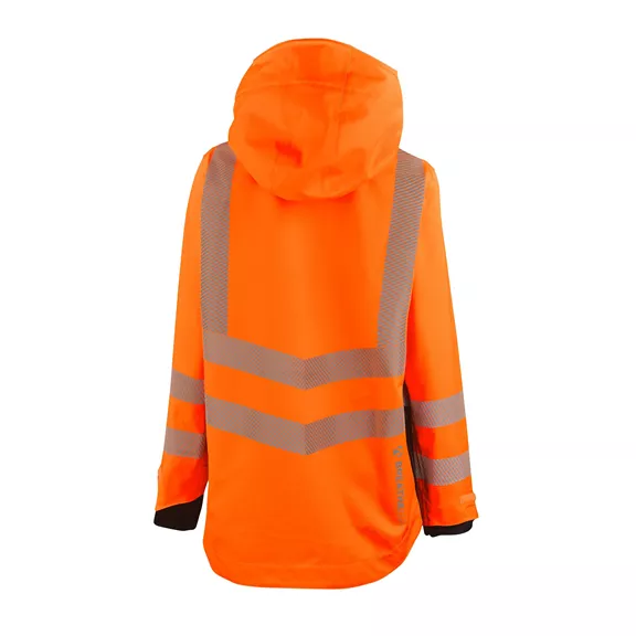 Arbortec BreatheDry Female női vízálló munka kabát, high vis orange, 34/36.
