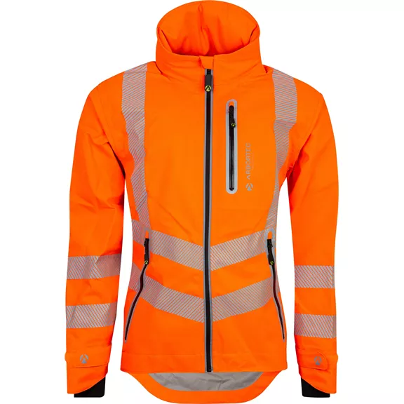 Arbortec BreatheDry Female női vízálló munka kabát, high vis orange, 34/36.