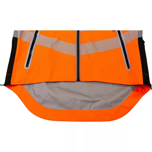 Arbortec BreatheDry Female női vízálló munka kabát, high vis orange, 34/36.