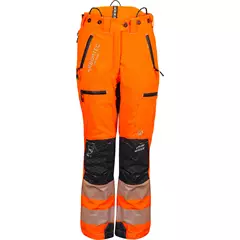 Arbortec Breatheflex Pro Hi-Vis Female, női vágásvédelmi nadrág, high vis orange, 36/38.