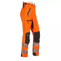 Arbortec Breatheflex Pro Hi-Vis Female, női vágásvédelmi nadrág, high vis orange, 46/48.