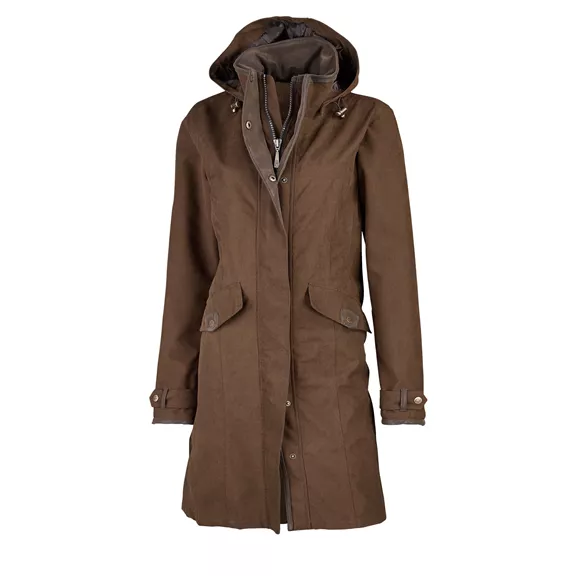 Baleno Chelsea női hosszú kabát, barna, M