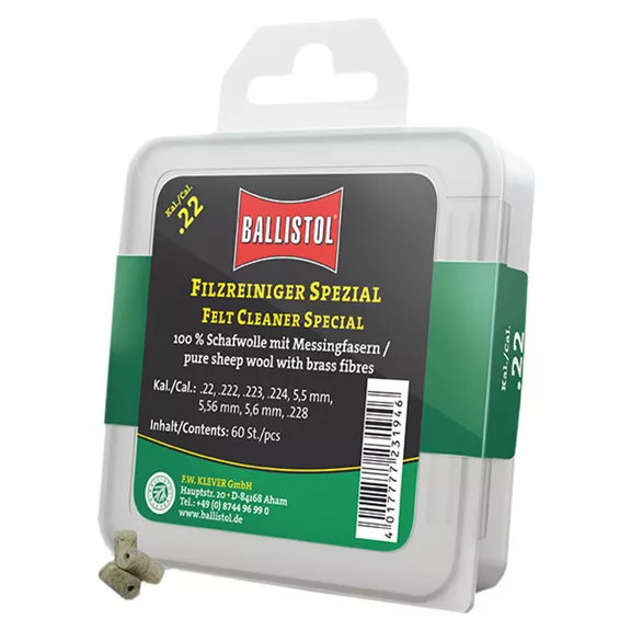 Ballistol Spezial tisztítófilc, Kaliber.22 /.222 /.223 /.224 / 5,5 mm / 5,56 mm / 5,6 mm /.228. 60 db