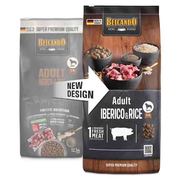 Belcando Adult Iberico & Rice 12,5 kg - friss hússal