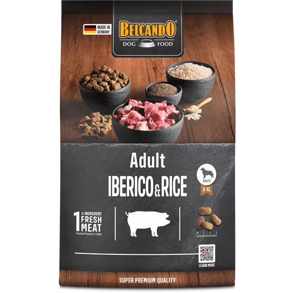 Belcando Adult Iberico & Rice 4 kg - friss hússal