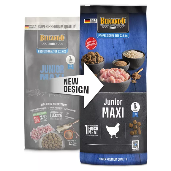 Belcando Junior Maxi 22,5 kg - friss hússal (új)