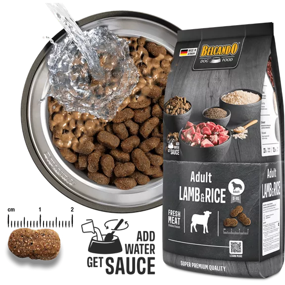Belcando Lamb & Rice 1 kg - friss hússal