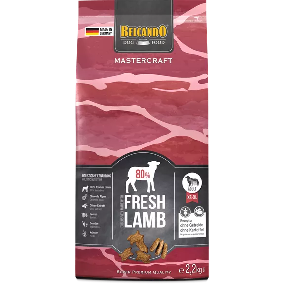 Belcando Mastercraft friss bárányhússal 2,2 kg