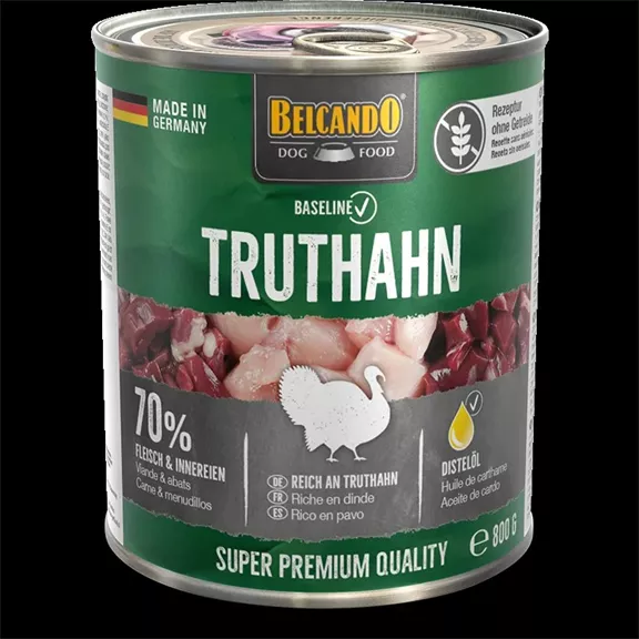 Belcando konzerv pulykahús rizzsel és cukkinivel 800g