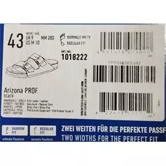 Birkenstock Arizona Prof Papucs, fekete 46