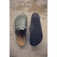 Birkenstock Boston Pro klumpa normál szélesség, szürkészöld, 47.