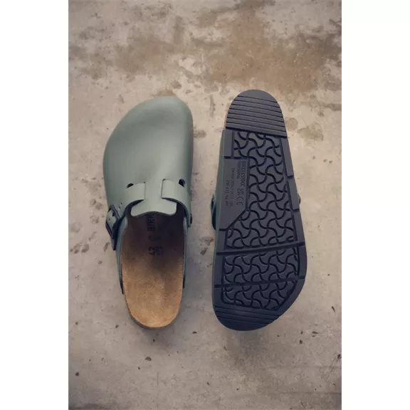 Birkenstock Boston Pro klumpa normál szélesség, szürkészöld, 47.