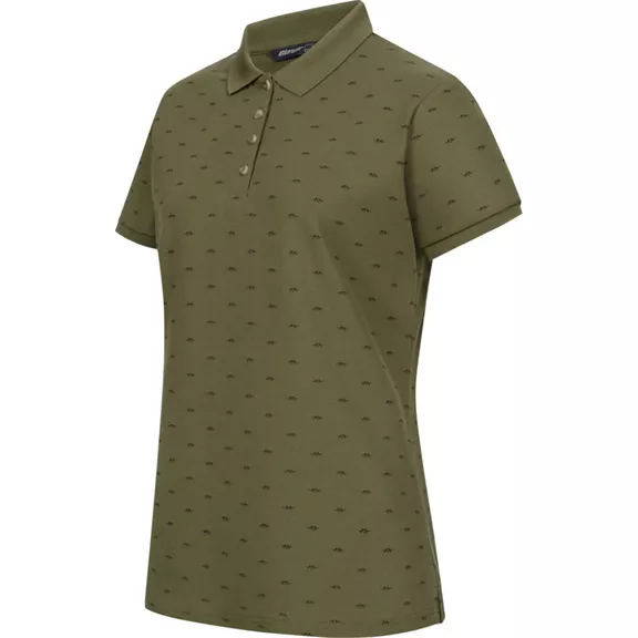 Blaser Allover női póló, dunkel olive/schwarz, 34
