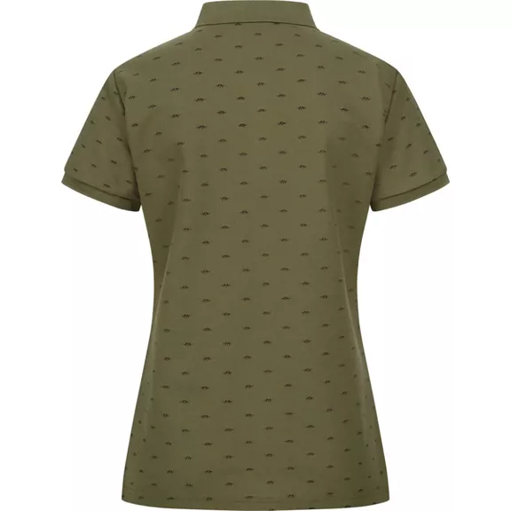 Blaser Allover női póló, dunkel olive/schwarz, 34