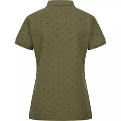 Blaser Allover női póló, dunkel olive/schwarz, 36