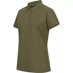 Blaser Allover női póló, dunkel olive/schwarz, 40