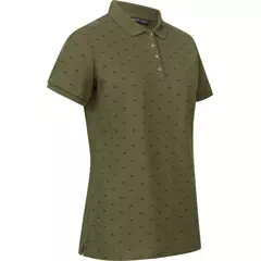 Blaser Allover női póló, dunkel olive/schwarz, 42