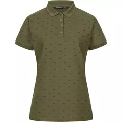 Blaser Allover női póló, dunkel olive/schwarz, 42