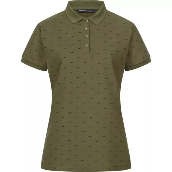 Blaser Allover női póló, dunkel olive/schwarz, 42