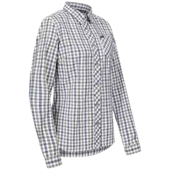 Blaser Juna hosszú ujjú blúz, olive/blue checked, 42
