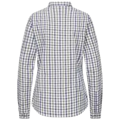 Blaser Juna hosszú ujjú blúz, olive/blue checked, 42