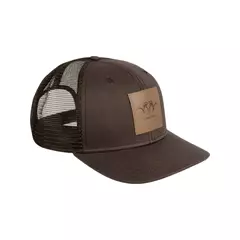 Blaser Leather Badge sapka, Dark brown