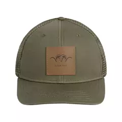 Blaser Leather Badge sapka, Dark olive