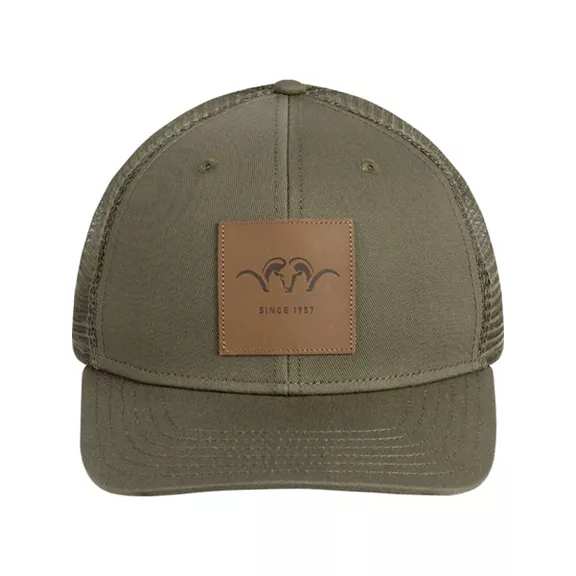 Blaser Leather Badge sapka, Dark olive