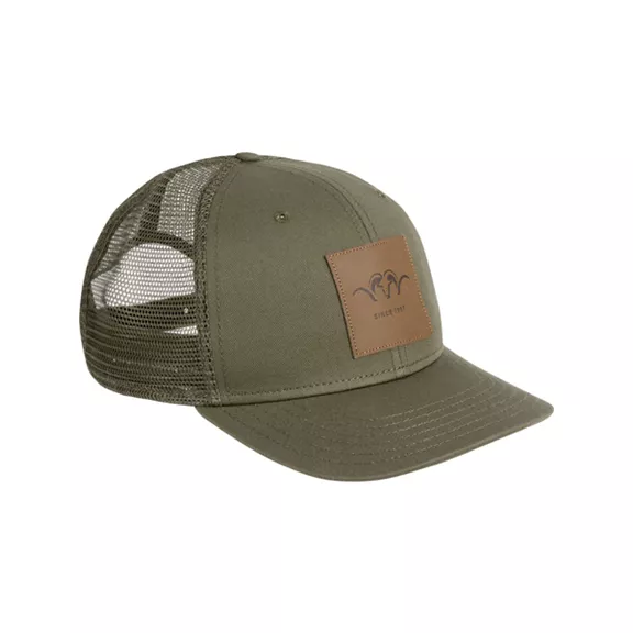 Blaser Leather Badge sapka, Dark olive