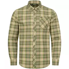 Blaser Louie hosszú ujjú férfi ing, olive/red checked, S