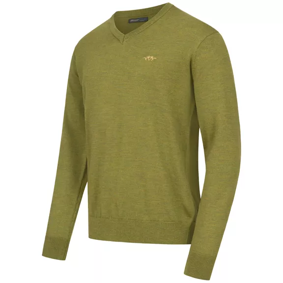 Blaser Merino V-nyakú férfi pulóver, Vivid green, S