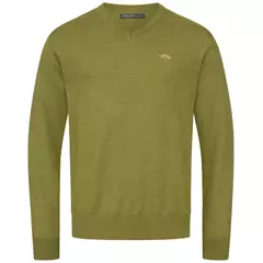 Blaser Merino V-nyakú férfi pulóver, Vivid green, S