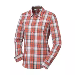 Blaser Poplin női blúz, olive/natur/orange kockás, 44