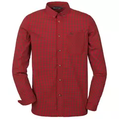 Blaser Serge hosszú ujjú ing, barna-piros kockás S