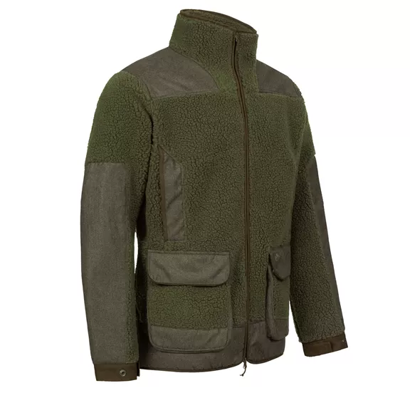 Blaser Sherpa férfi fleece kabát, Dark olive, L