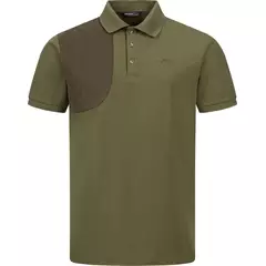 Blaser Shooting Patch férfi póló, dunkel oliv/dunkel braun, L