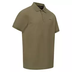 Blaser Solid 25 férfi galléros póló, caper, L