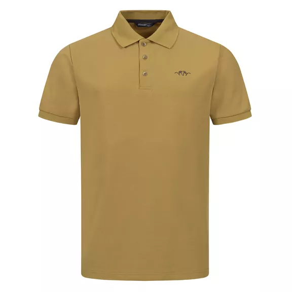 Blaser Solid 25 férfi galléros póló, dull gold, L