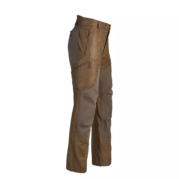 Blaser Vintage Whizz férfi softshell nadrág, Dark brown mélange, 48