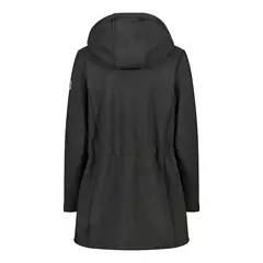 CMP Parka Fleece, kapucnis női polár kabát, carbone mel, 42.