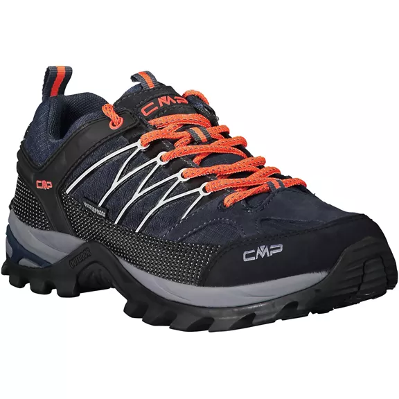 CMP Rigel Low WP férfi trekking cipő, antracite-flash orange, 39.
