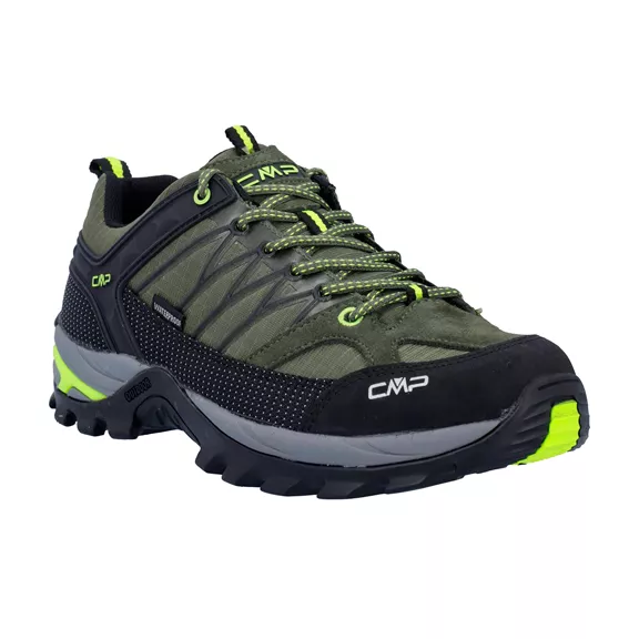 CMP Rigel Low WP férfi trekking cipő, jungle-yellow fluo, 44.
